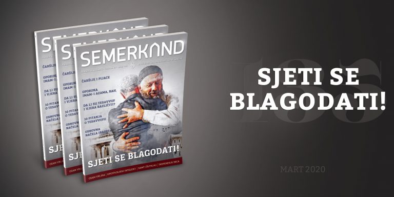Br. 135 Sjeti se blagodati!