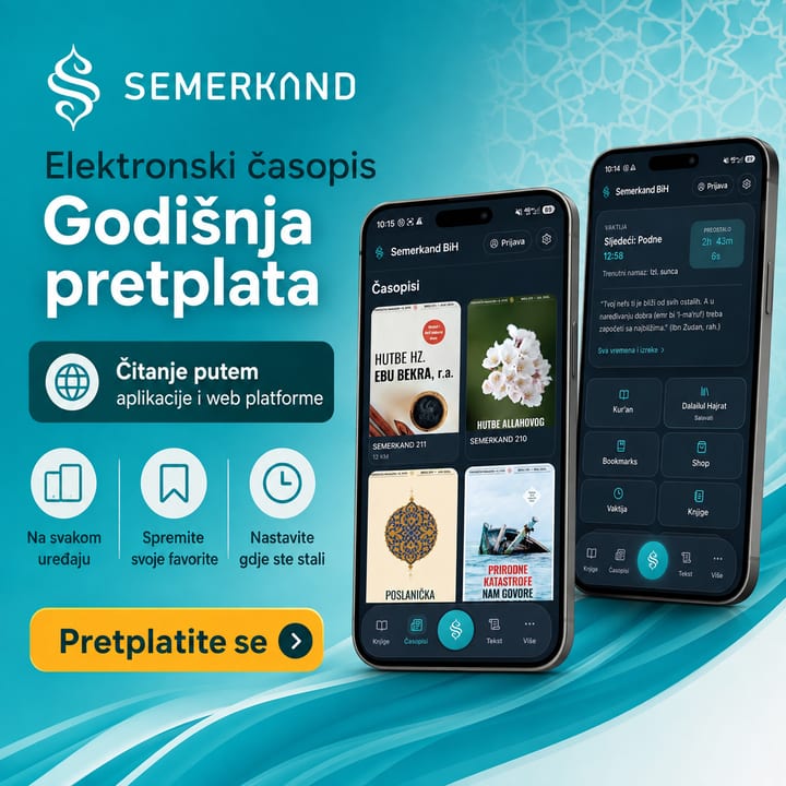 Godišnja pretplata na elektronski časopis Semerkand